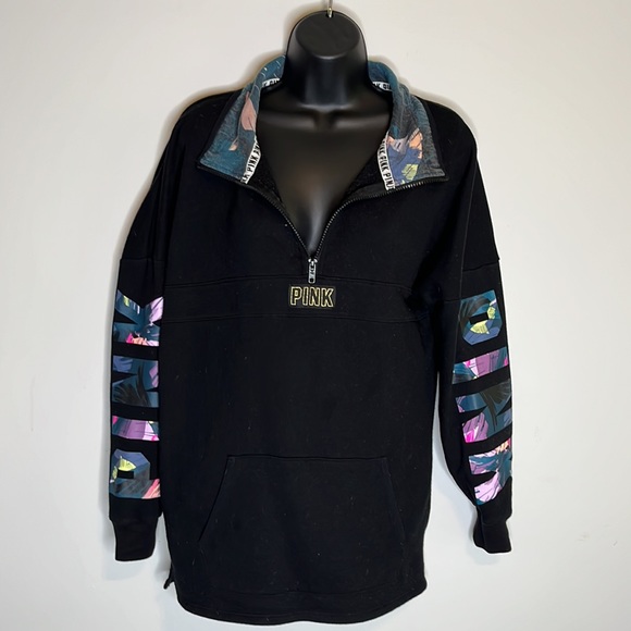 Victoria Secret PINK Crew Neck Pullover Graphic Sweat Shirt - Picture 1 of 12